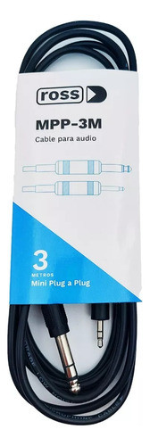 Cable Mini Plug 3.5mm Plug 6.5mm Mpp3m Audio Ross 3 Metro 41 0