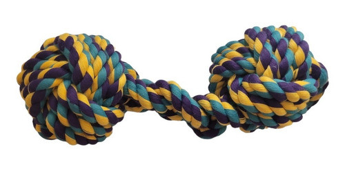 Juguete Para Perro Cuerda Trenzada Mancuerna Gigante 22 Cm 0