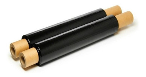 Film Stretch 50 Cm Virgen Negro Con Mango Bob 2,5 Kg 0