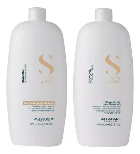 Alfaparf Kit Shampoo Y Acondicionador Semi Di Lino X 1000ml 0