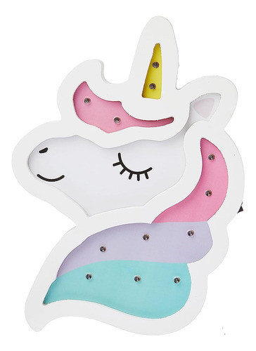 Heritage Kids Unicornio Figurativo Niños Lámpara De Luz De P 0