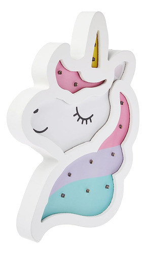 Heritage Kids Unicornio Figurativo Niños Lámpara De Luz De P 1