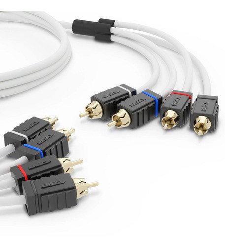 Cable Ds18 Rca Marino 6ft 180cm Cobre Ofc 4 Canales Nautico 0