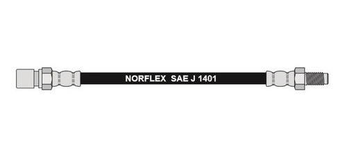 Flexible Freno Volkswagen Kombi 355mm Del. 1