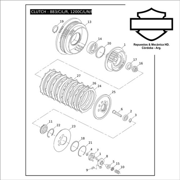 Ruleman Embrague Para Harley Davidson Repuestos & Mecanicahd 1 Ruleman Embrague Para Harley Davidson Repuestos & Mecanicahd 1