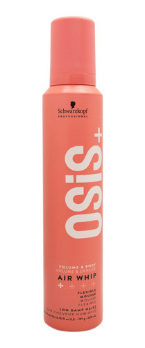 Schwarzkopf Osis+ Air Whip Mousse Flexible Volumen Pelo 3c 0