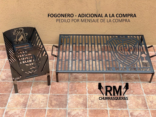 Fogonero Parrilla Parrillas Cuadro Escudo Ford 1