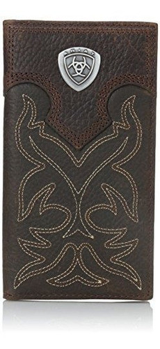 Ariat  Bota Para Hombre Bordado Rodeo Billetera Tostada 0