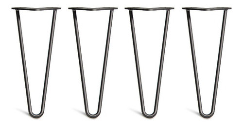 Patas De Hierro Hairpin  X4 Mesa Ratona 50cm 0