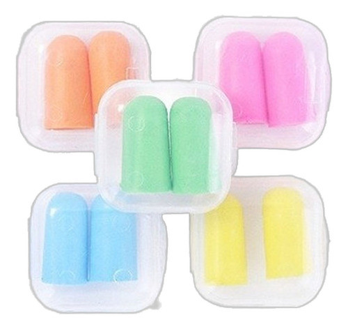 Honbay 5 Pares 10pcs Tapones Para Los Oídos Individuales De 0