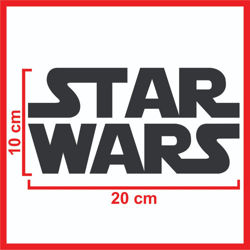 Calco Vinilo Sticker Logo Star Wars Auto Tuning 0