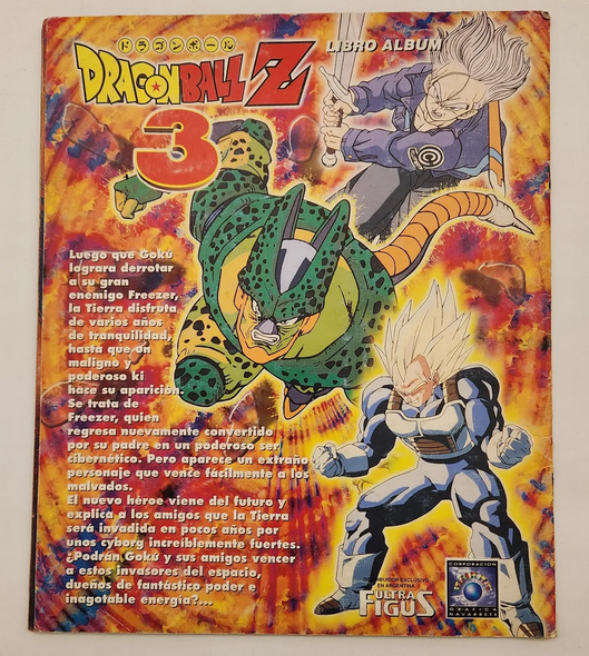 Dragon Ball Z3 DBZ3 Sticker Album Ultra Figus Missing 2 Stickers (Used)