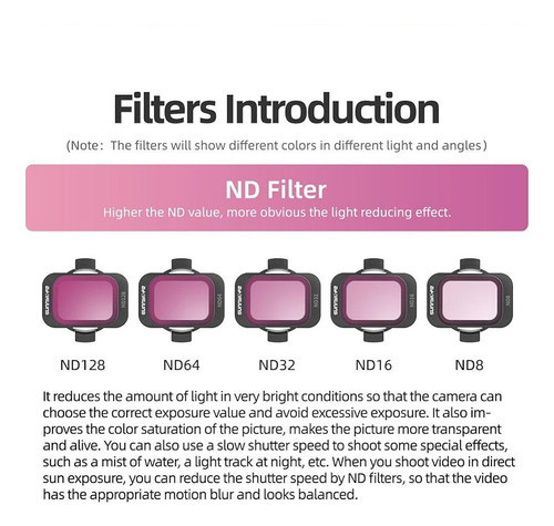 Filtro Nd16 Nd 16 Densidad Neutra Para Dron Dji Avata 2 1