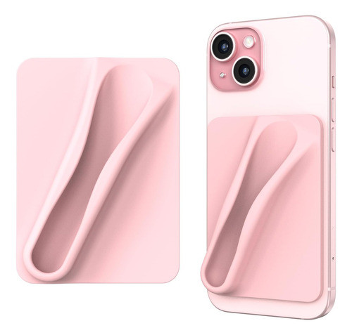 Soporte De Labial Rosa Para Teléfonos iPhone Y Android, Ajus 1