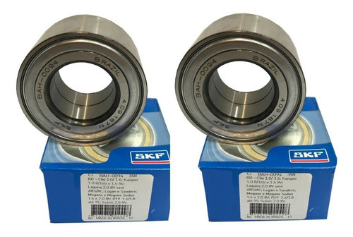 Kit Rulemanes X2 Skf Delantero Renault Megane Scenic Sandero 0