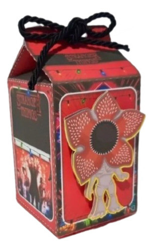 10 Cajitas Milk Box En 3d De Stranger Things 0