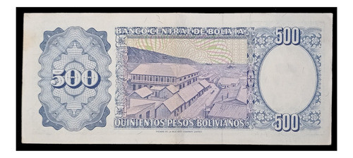 Bolivia 500 Bolivianos 1981 Serie C Exc Pick 166a 1