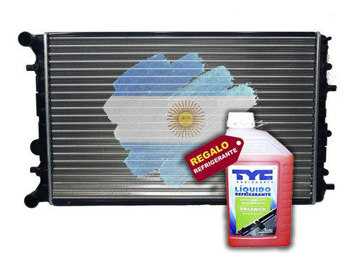 Radiador Agua Fox 1.6 2011 2012 2013 2014 + Refrig Regalo 0