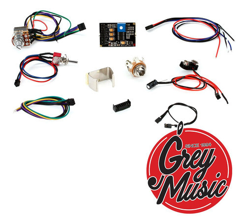 Kit Guitarra Ghost Pk-0240-00 Acousti Phonic Preamplificador 1