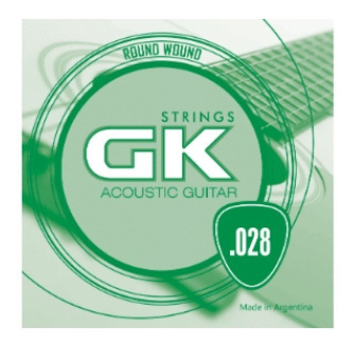 Cuerda Para Guitarra Acústica Gk 028 Cuarta X 12 Unidades 1