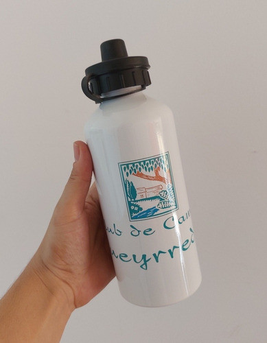 Termo Blanco Hoppy Aluminio 100% Personalizado 500 Cc 0