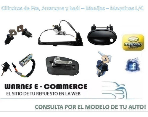 Cilindro Cerradura Puerta Renault 19 El Juego Con Llaves 1