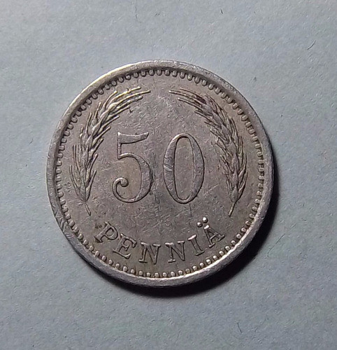 Finlandia 50 Pennia 1935 Excelente Km 26 Escasa 0