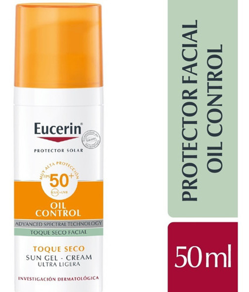 Combo Eucerin Sun Fps50 Oil Control Invisible+ Claro + Medio 1 Combo Eucerin Sun Fps50 Oil Control Invisible+ Claro + Medio 1