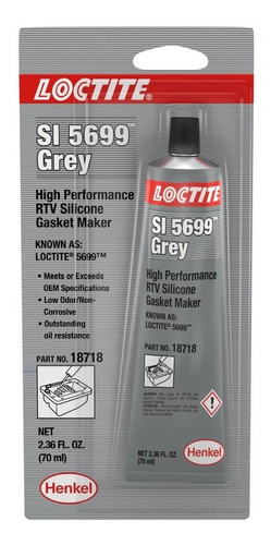 Sellador Formador Juntas Ultragrey 70gr Loctite 5699 0