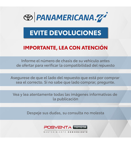 Llave Virgen Original Toyota 1