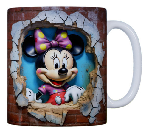 Taza Ceramica Sublimada Personalizada Souvenir Minnie #75 0