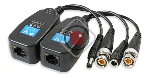 Par De Balun Rj45 8mp Utp Video Alimentación Cámara Dvr Cctv 0