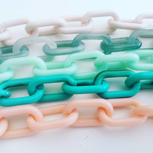 Cadena Por Metro Plástica Liviana Colores 0