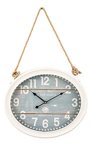 En El Reloj De Pared Con Cuerda Blanca The Beach 0