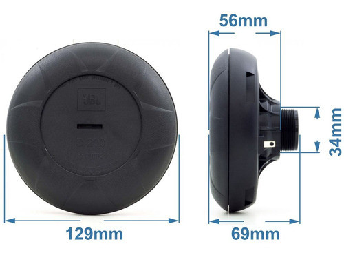 Driver Jbl D200 100w Fenolico 8ohms + Capacitor 1