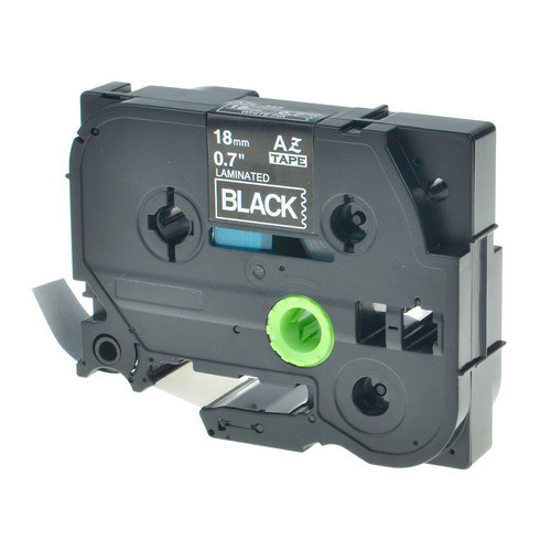 1pk Blanco En Etiqueta Negra Cinta Tze345 18mm Para Pt-300 D 1
