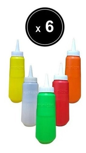 Mostacero  Aderezos Mayonesa Kétchup Salsa Pack X6 D+m Baz 1