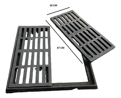 Rejilla Vertical 40x40 Hierro Fundido 1
