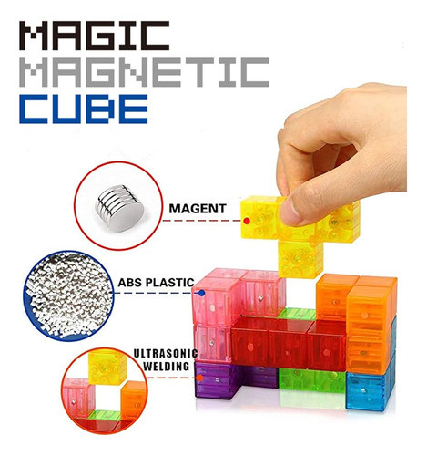 ~? Ouxia Magnetic Building Blocks Magic Magnetic 3d Puzzle C 1