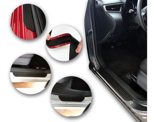 Cubre-zócalo De Puertas X4 Para Nissan Versa Kenny Molduras 1