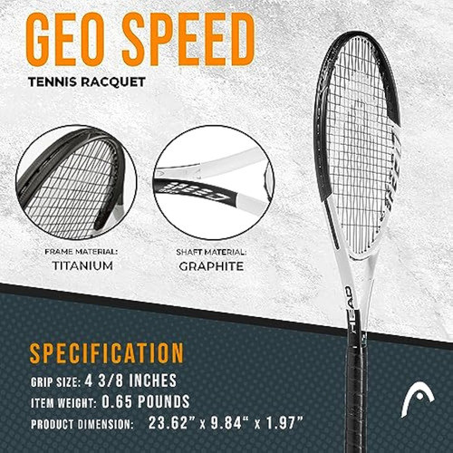 Head Geo Speed - Raqueta De Tenis Para Adultos, 1