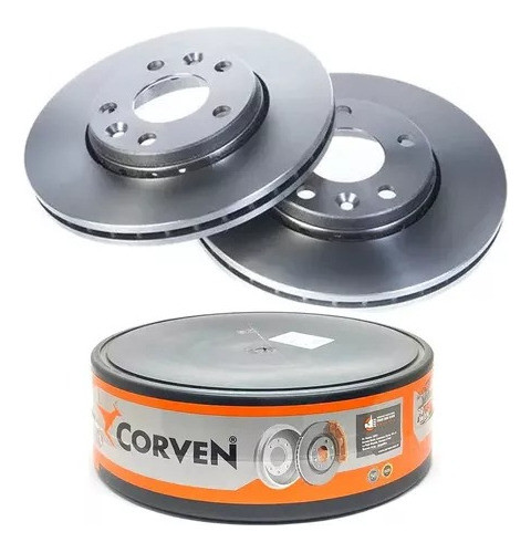 Kit X2 Disco Freno Ventilado Corven Strada 284mm 2003 - 2011 0