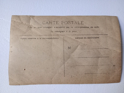 Tarjeta Postal Antigua. Francesa. Paulette Del Baye. 1