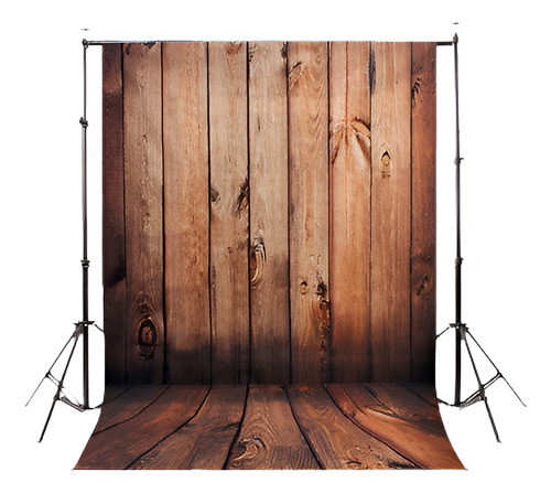 5x7ft Madera Marrón De La Pared Piso Fotografía Fondo Foto F 0