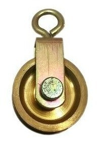 Roldana De Bronce 30 Mm Con Ojal 0