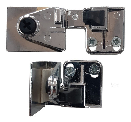 Bisagra Mueble Agarre Intermedio Vidrio Vitrina 4 A 5 Mm Par 0