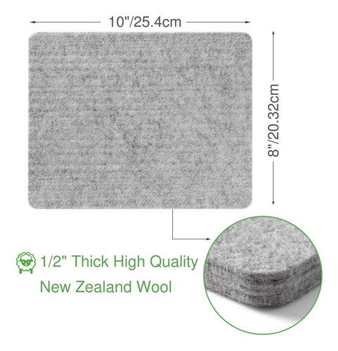 Tapa De Lana Para Plancha, Amortigua Ruidos, 40 X 27 Cm 1