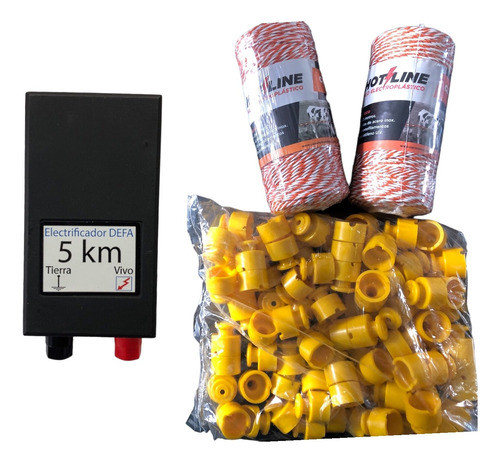 Boyero Certificado Bolsa 100 Aisladores 500m Hilo E Gratis 0