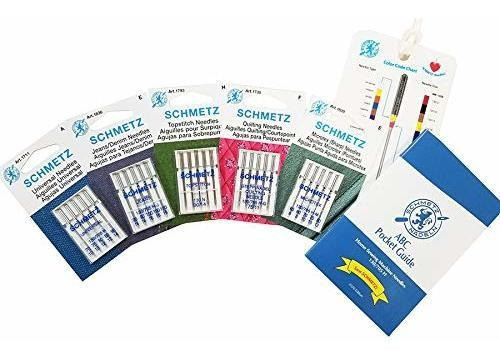 5 X 5 Agujas Schmetz Pespunte Surtidas 0