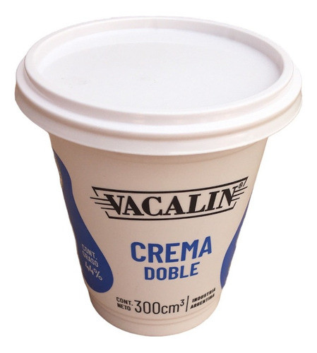 Pack 12 Unid Crema Doble Vacalín X 300 Cm3 Cont Graso 44% 0